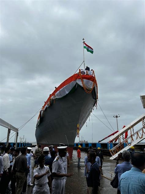 Goa Shipyard Launches its first frigate for Indian Navy - Goa News Hub