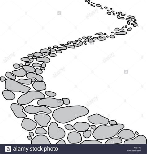 Stone Path Vector Stock Photos And Stone Path Vector Stock Images Alamy