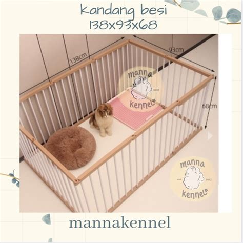 Jual Kandang Pagar Besi Anjing Korea Smart Fence Basic Star Pager