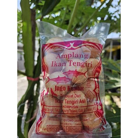 Jual Amplang Jago Kembar Kemasan Ekonomis Amplang Krupuk Ikan Tengiri