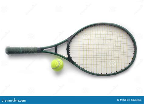 Tennis Racket And Ball Stock Images - Image: 412564