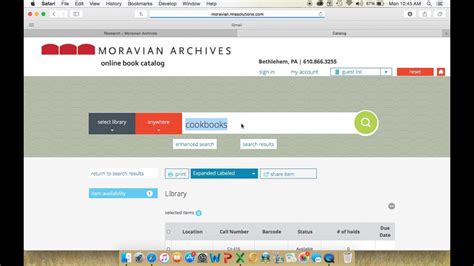 Mab Library Catalog Tutorial Youtube