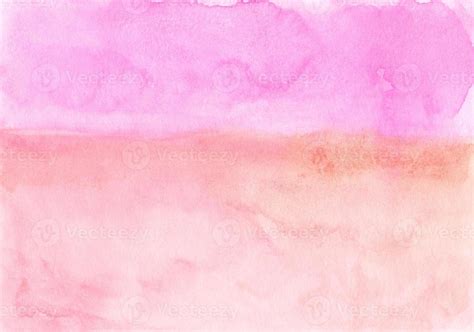 Textura De Fondo De Acuarela Rosa Pastel Y Naranja Abstracta Pintada A