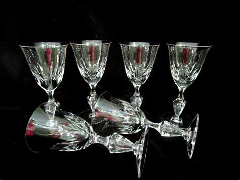 Set Of 6 Tiffin Ashland Wine Glasses Tiffin Franciscan Ashland Pattern 1960s Wedding T By