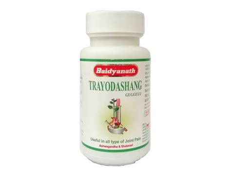 Трайодашанг Гуггул (Trayodashang Guggulu) Baidyanath, 80 таб купить в ...