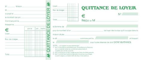 Carnet Quittances De Loyer Feuillets Chez Rentreediscount