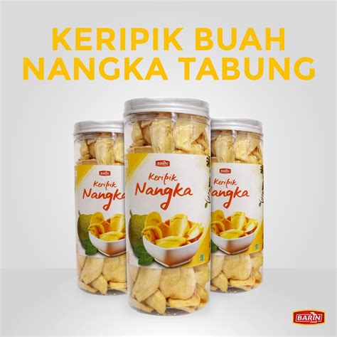 Barin Keripik Buah Nangka Toples Premium Malang Gram Barin Food