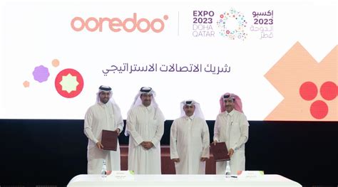 Expo 2023 Doha Signs Ooredoo As Strategic Partner QDB Also Comes On