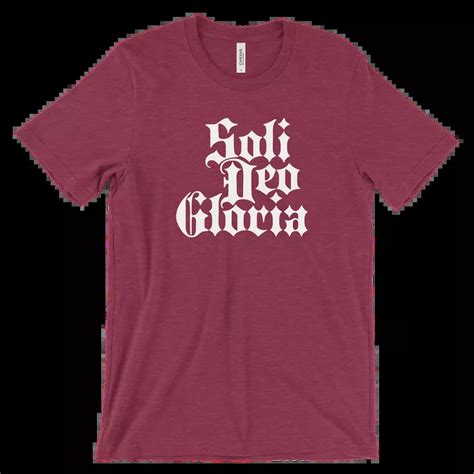 Soli Deo Gloria Blackletter Tee Missional Wear