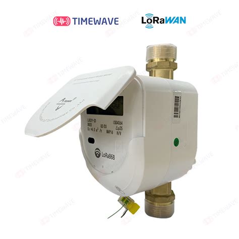 DN15 Lora Lorawan Smart Ultrasonic Cold Water Flow Meter With Prepaid