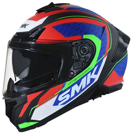 SMK Typhoon Reptile Full Face Helmet For Men Women