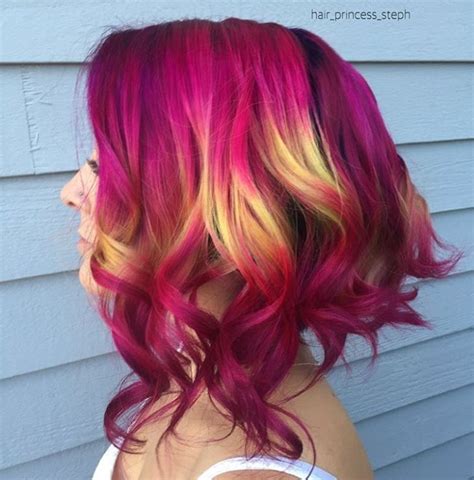 20 Unboring Styles With Magenta Hair Color Magenta Hair Magenta Hair Colors Creative Hair Color