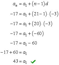 Arithmetic Sequence Formula – ChiliMath