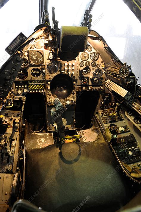 Harrier jump jet cockpit - Stock Image - C037/8602 - Science Photo Library