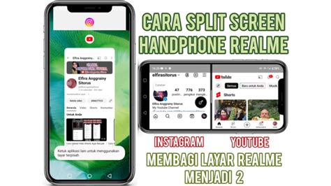 Cara Split Screen HP Realme Cara Membagi Layar Realme Menjadi 2 YouTube