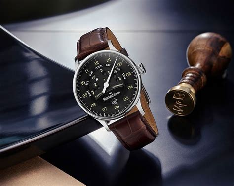 Meistersinger Astroscope Mm Watch In Black Dial