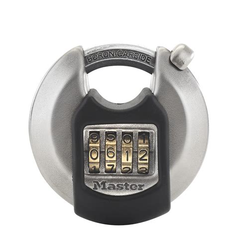 Master Lock Excell 70mm outdoor combination discus padlock with ...