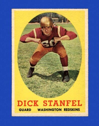 Topps Set Break Dick Stanfel Nr Mint Gmcards Ebay