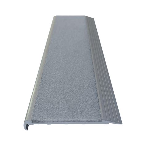 Rubber Insert Aluminium Safety Stair Tread Nosing Non-Slip Stair Nosing ...