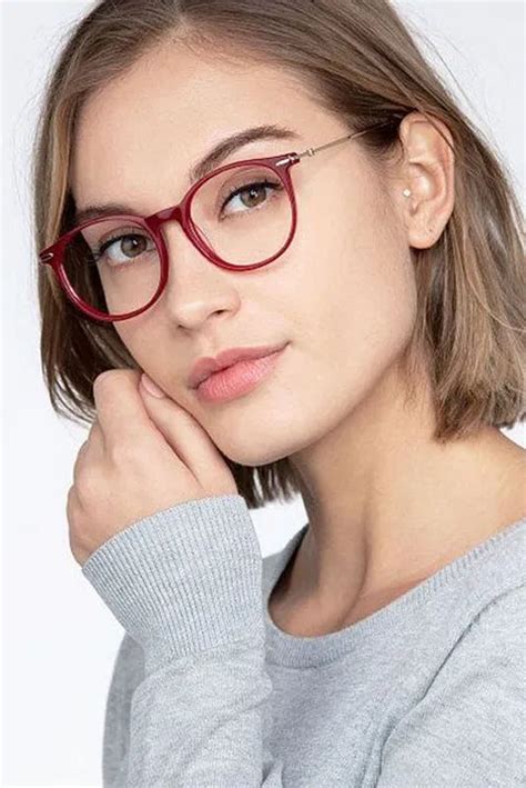 26 Best Glasses Girl Style Eyeglasses Ideas 17 Glasses For Oval Faces Red Frame Glasses