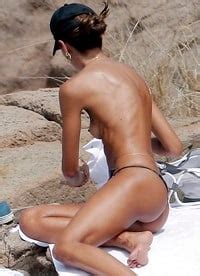 Izabel Goulart Topless On A Nude Beach