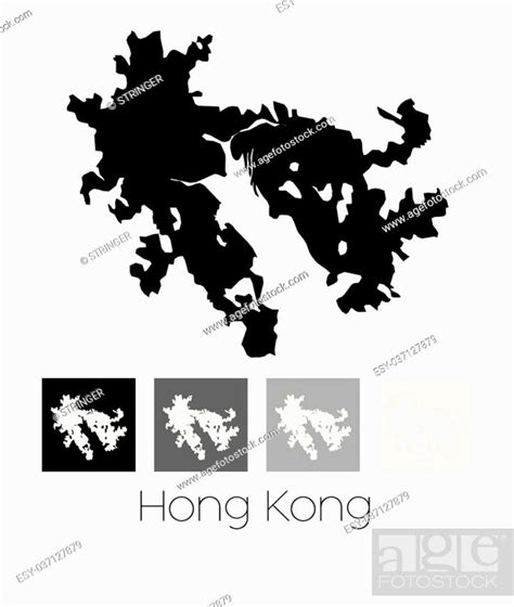 A Map Of The Country Of Hong Kong Stock Vector Vector And Low Budget Royalty Free Image Pic