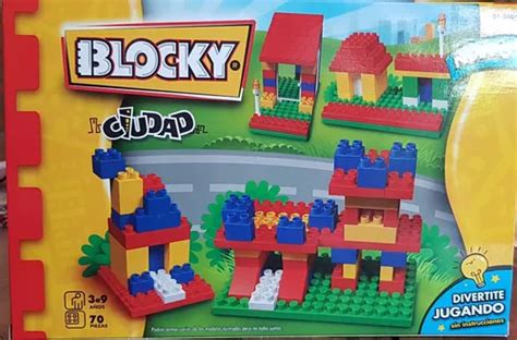 Blocky Ciudad Bloques 70 Piezas