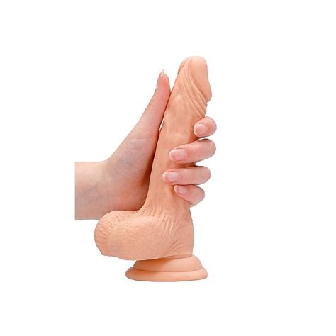 Realistische Dildo Met Ballen Dong Inch Huidskleur Kopen Bij Sextoyland