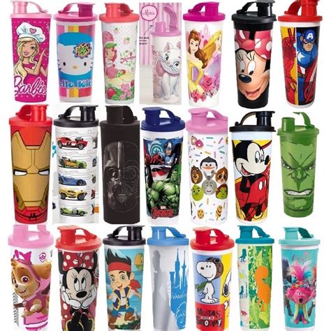 Copo Bico Tupperware Infantil Diversos Personagens Shopee Brasil