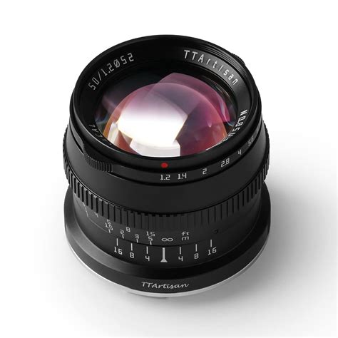 Ttartisan 50mm F1 2 Aps C Large Aperture Manual Focus Lens For Canon Rf