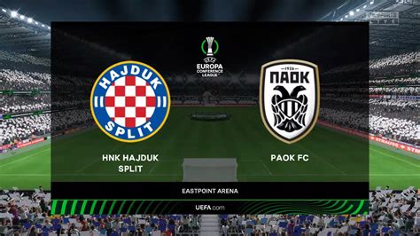 Hajduk Split Vs Paok Uefa Europa Conference League