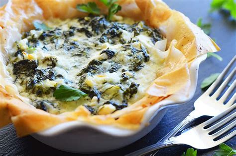 Vegan Creamed Spinach Phyllo Tart Theveglife