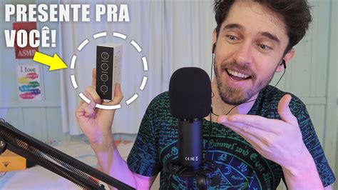 Asmr Com Microfone Novo Novos Arrepios Presente Especial Pra Você