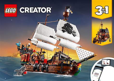 Manuale Lego Set 31109 Creator Galeone Dei Pirati