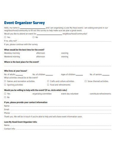 25+ Event Feedback Survey Templates in PDF | DOC