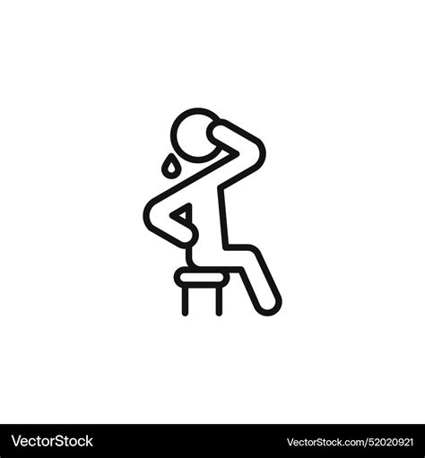 Hot Human Icon Outline Collection In Black Vector Image