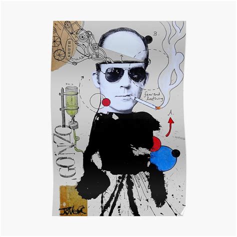 "gonzo (hunter s. thompson)" Poster by LouiJover | Redbubble