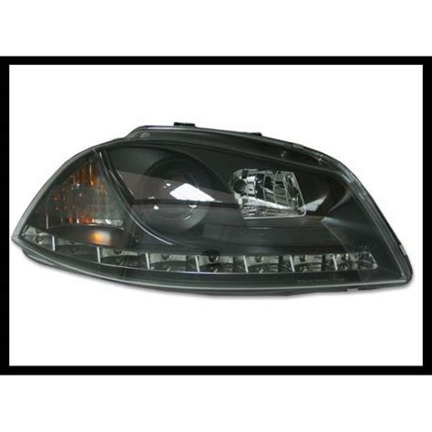 Faros Delanteros Luz De Dia Seat Ibiza Black Malaga Sport Tuning