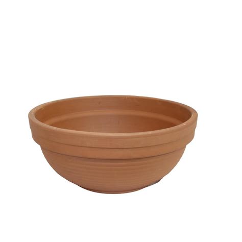 Terracotta Italian Ribbed Bowl Terracotta Pots Planters