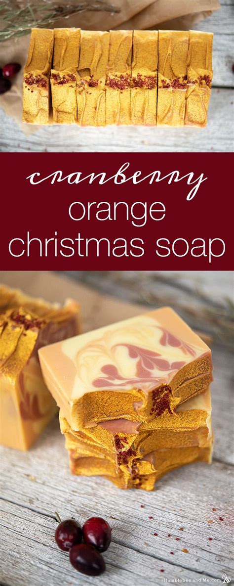 Cranberry Orange Christmas Soap Recipe