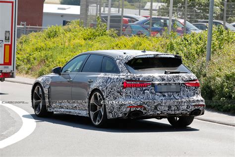 Hardcore Audi Rs6 Spied With Revised Aero Could Be Called The Gt