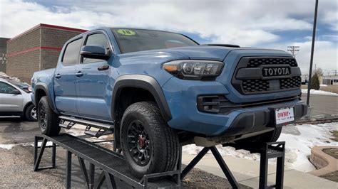 RAREST TRD Pro Color Cavalry Blue Toyota Tacoma TRD Pro YouTube