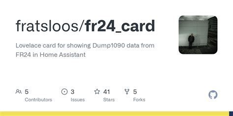 Github Fratsloosfr24card Lovelace Card For Showing Dump1090 Data From Fr24 In Home Assistant