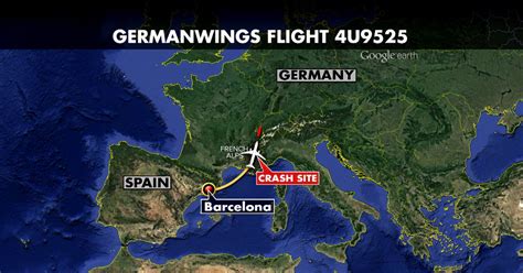 Animation Shows Flight Path of Germanwings Airbus