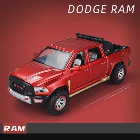 Dodge Ram Trx Tiny Metal Car Com Luzes E Som Porta Aberta No Shoptime