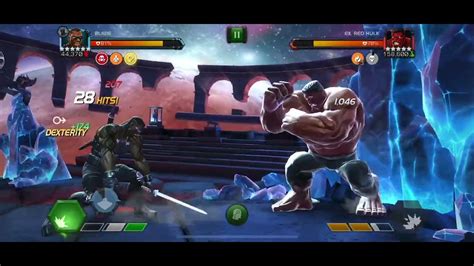 Mcoc Blade Vs Ex Red Hulk In 62s Youtube