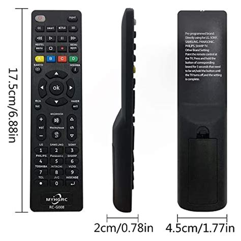 Myhgrc Universal Remote Control For Insignia Sanyo Sharp Samsung Sony