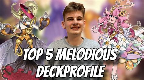 Yu Gi Oh Top 5 Melodious Deck Profile YouTube