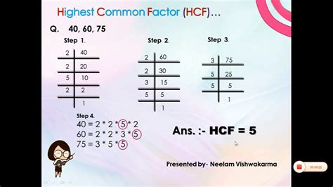 How To Solve Easily Highest Common Factor Hcf Or Greatest Common