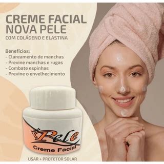 Kit Creme Facial Clareador Nova Pele G Protetor Solar Nova Pele Fps